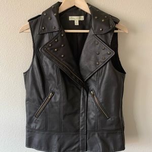 Vintage style Urban Outfitters vegan leather vest